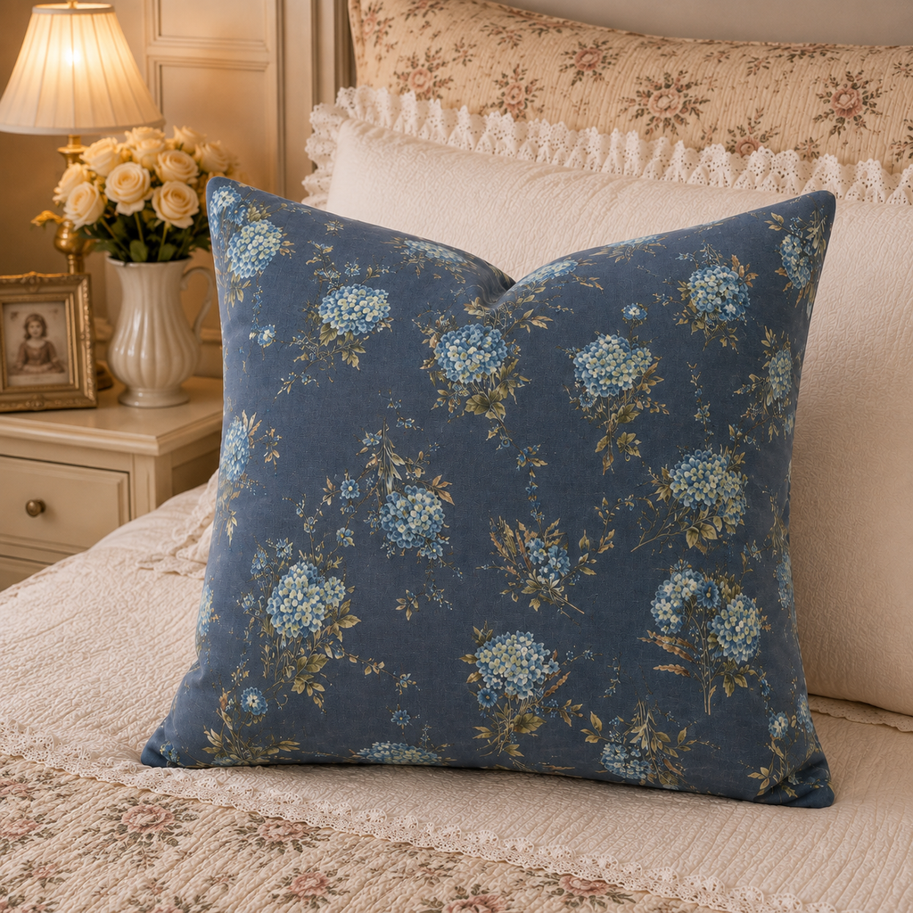 Artisan Garden Canvas Throw Pillow Cover(4 Colors)