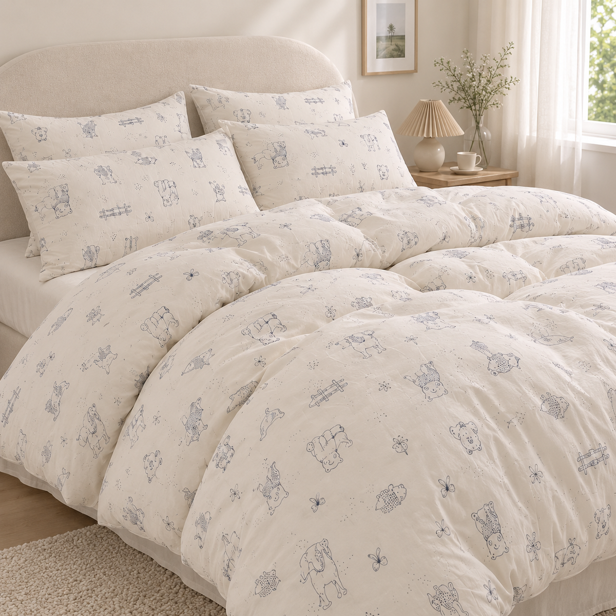 Cozy Friends Modal Comforter Single Size (2 Colors)