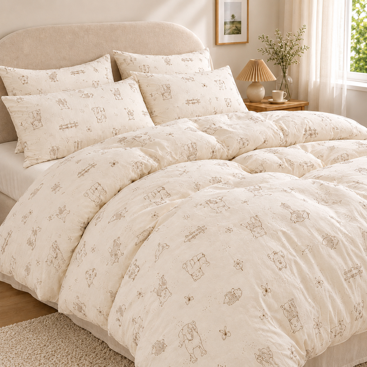 Cozy Friends Modal Comforter Single Size (2 Colors)