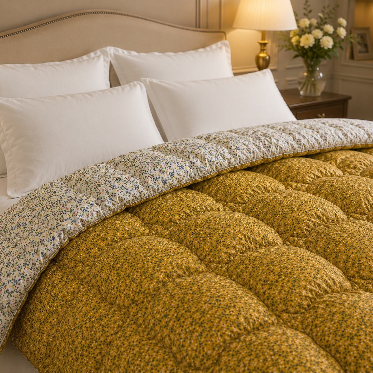 Marigold Quilted Padding Comforter