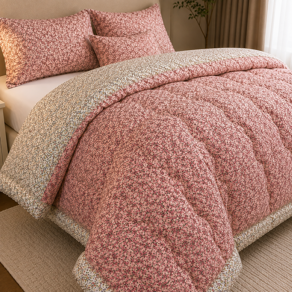 Rosé Mist Pure Cotton Comforter