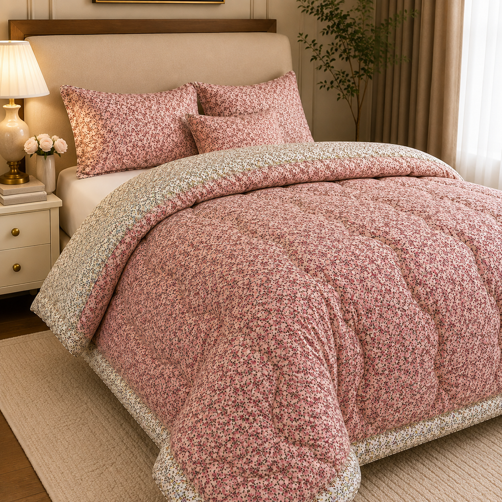 Rosé Mist Pure Cotton Comforter