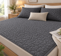 Graphite Quilted Mattress Pad