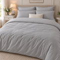 Cloud Stripe Reversible Comforter