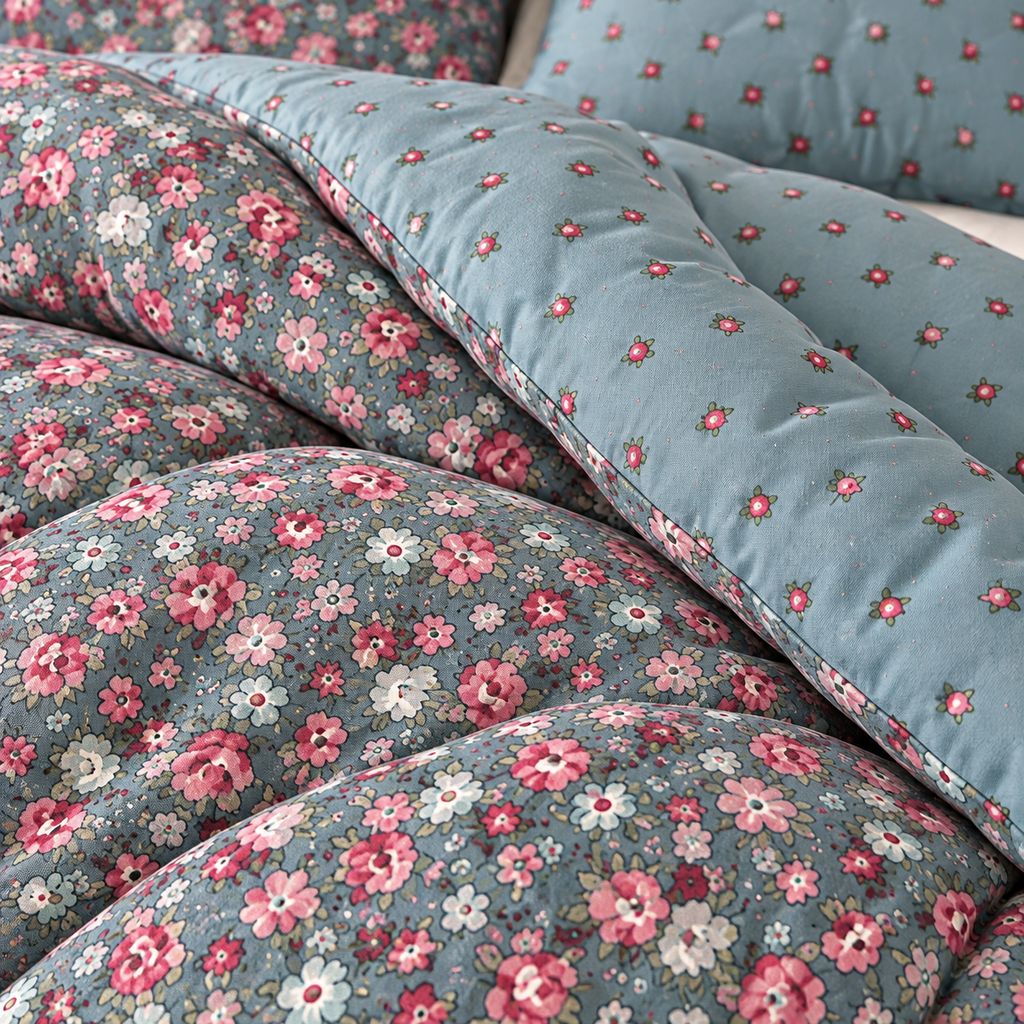 Forest Teal Pure Cotton Comforter