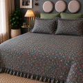 Vintage Floral Quilted Pure Cotton Pad